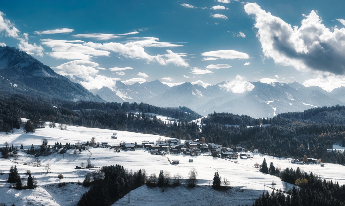 Landschaftsbild - 1542 - 479213d5 1 landschaftsbild Allgäu Alpen Berge Oberallgäu Imberg blauer himmel weiß winter verschneit schnee sonne