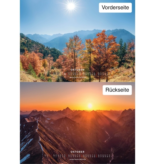 Allgäu Kalender 2026 Monate10