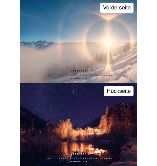 Allgäu Kalender 2026 Monate12