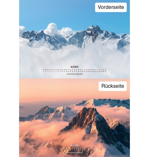 Allgäu Kalender 2026 Monate3
