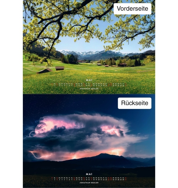 Allgäu Kalender 2026 Monate5