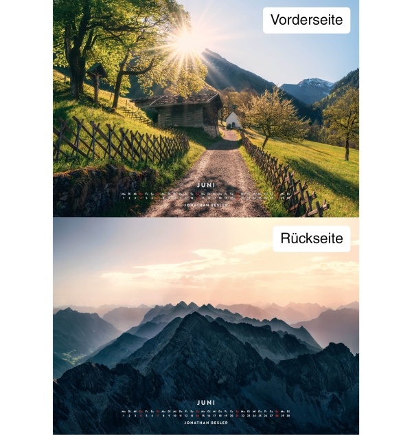 Allgäu Kalender 2026 Monate6