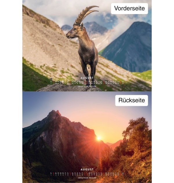 Allgäu Kalender 2026 Monate8