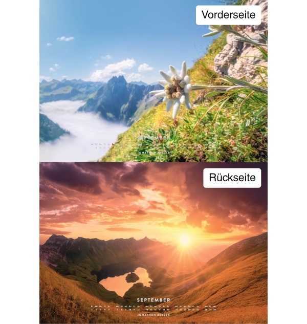 Allgäu Kalender 2026 Monate9