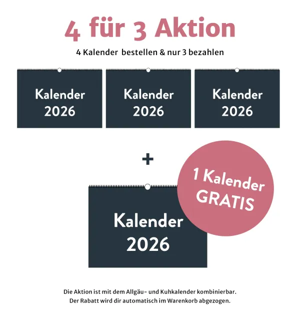 4 für 33 Kalender Übersicht